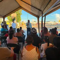 Asamblea informativa en la colonia Cerradas del Sur 1