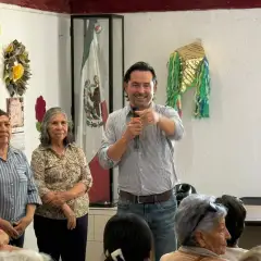 Visita a la Estancia Campesina del Adulto Mayor, en El Sauzal