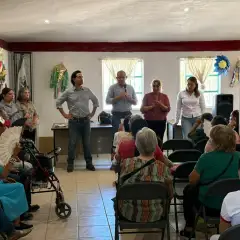 Visita a la Estancia Campesina del Adulto Mayor, en El Sauzal