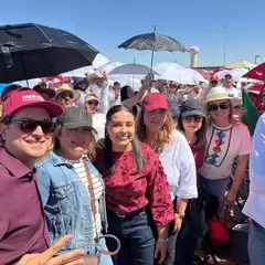 Francisco Bribiescas en actividad de trabajo en territorio