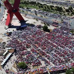 Francisco Bribiescas en actividad de trabajo en territorio
