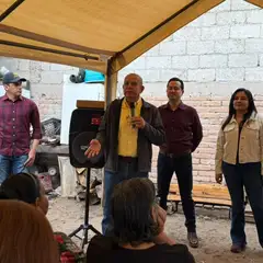 Asamblea vecinal en la colonia El Papalote