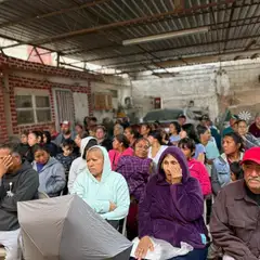 Asamblea vecinal en la colonia El Papalote