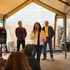 Asamblea vecinal en la colonia El Papalote