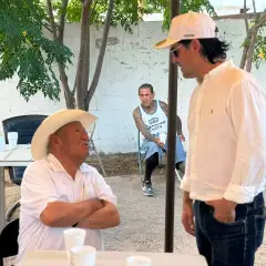 Visita a adultos mayores en San Isidro