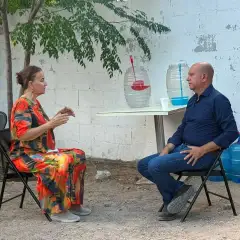 Visita a adultos mayores en San Isidro